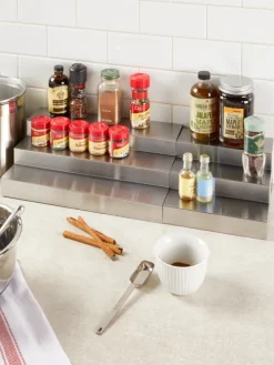 Stainless Steel Adjustable Countertop Shelf