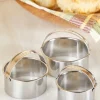 Stainless Steel Biscuit Cutters, Set of 3