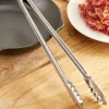 Stainless-Steel Locking Kitchen Tongs, In 2 Sizes