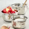 Stainless Steel Nonslip 3-Piece Mixing Bowl Set