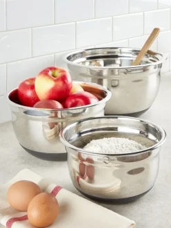 Stainless Steel Nonslip 3-Piece Mixing Bowl Set