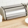 Stainless Steel Roll-Top Bread Bin