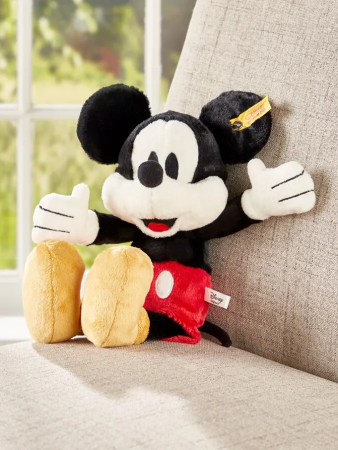 Steiff Mickey or Minnie Mouse Plush Pal