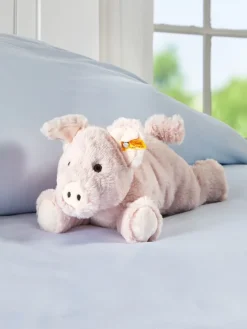 Steiff Plush Pig Stuffed Animal Toy