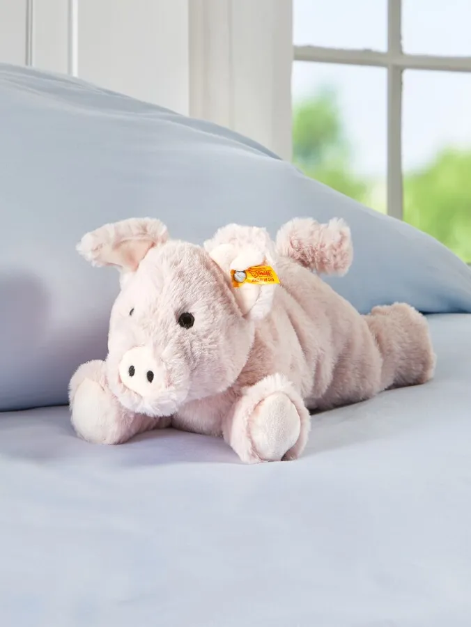 Steiff Plush Pig Stuffed Animal Toy