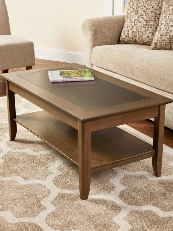Stonewall Rectangle Wood Coffee Table