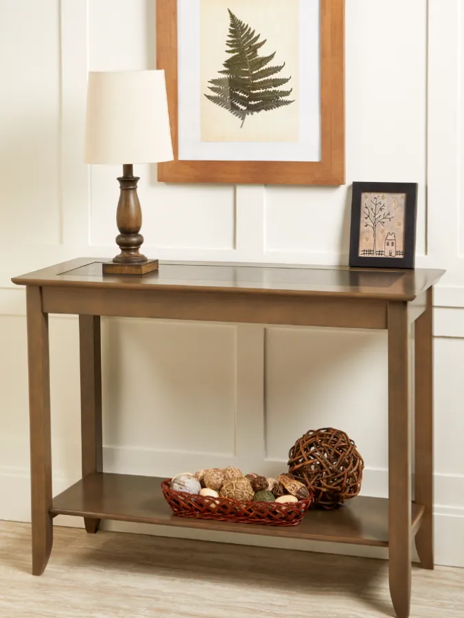 Stonewall Rectangle Wood Console Table