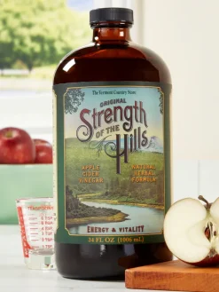 Strength of the Hills® Apple Cider Vinegar Tonic, 34 Ounce Bottle