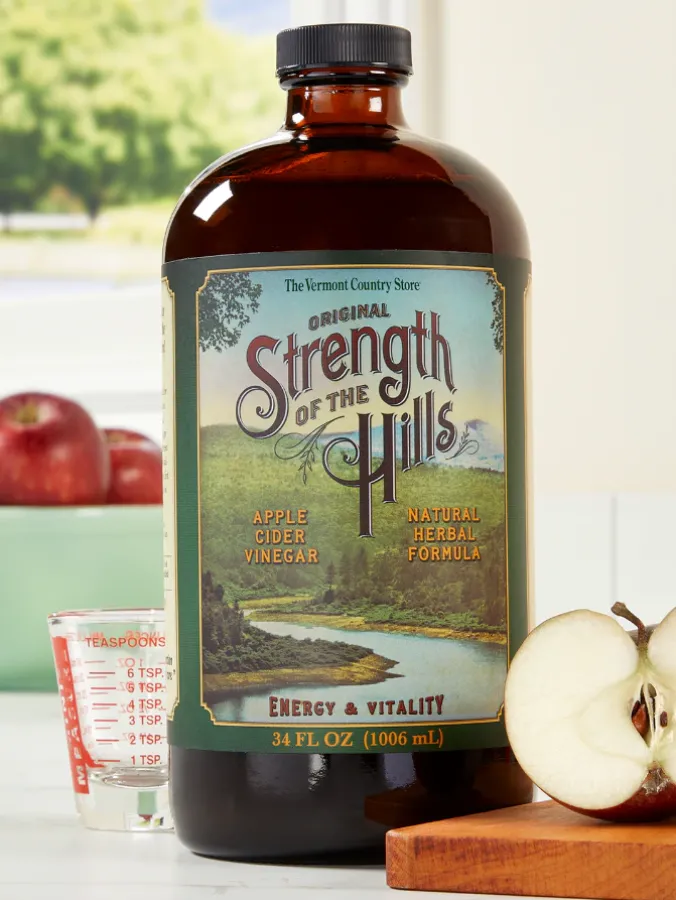 Strength of the Hills® Apple Cider Vinegar Tonic, 34 Ounce Bottle