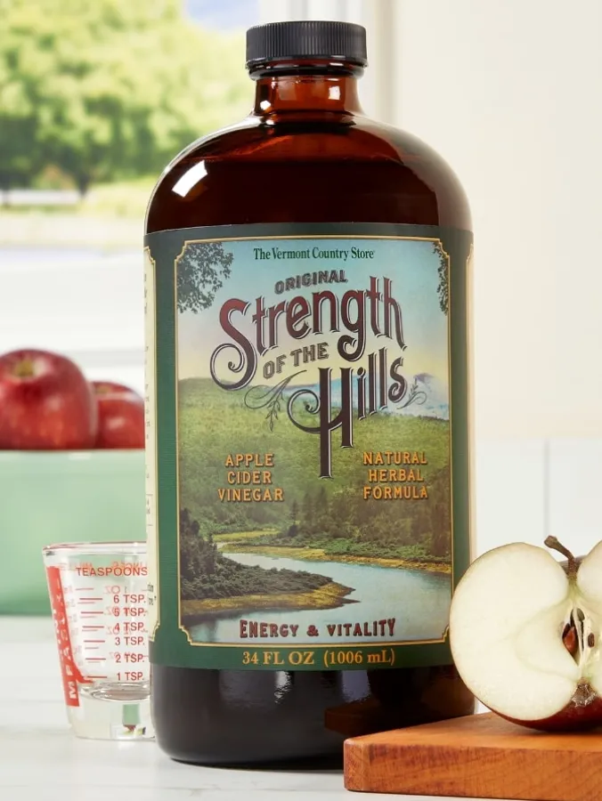 Strength of the Hills® Apple Cider Vinegar Tonic, 34 Ounce Bottle