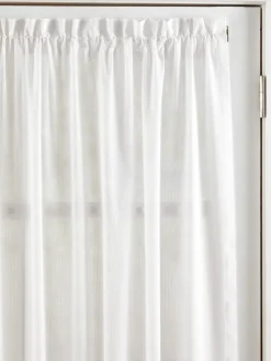 Striped Semi-Sheer Rod Pocket Sidelight Panel by Country Curtains®