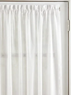 Striped Semi-Sheer Rod Pocket Sidelight Panel by Country Curtains®