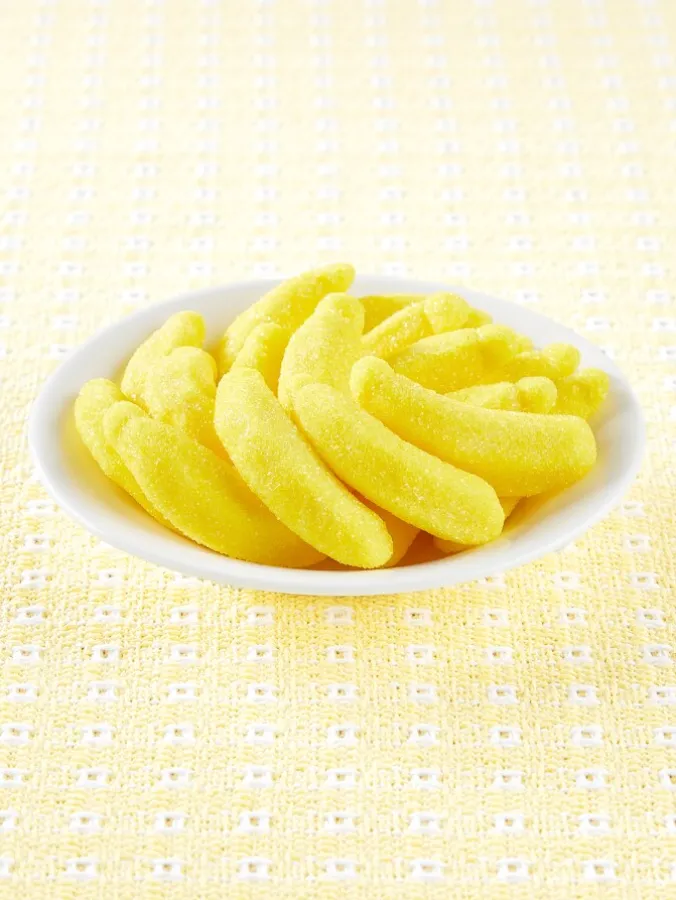 Sugared Banana Gummies, 1.5 Pound Bag