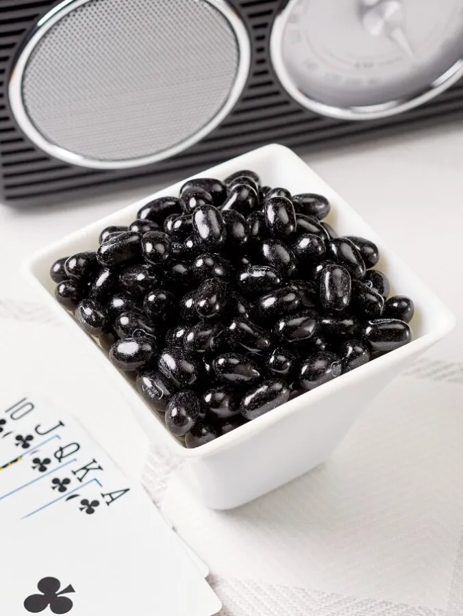 Sugar-Free Black Licorice Jelly Beans