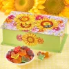 Sunflower Tin With Mini Butterfly Gummies