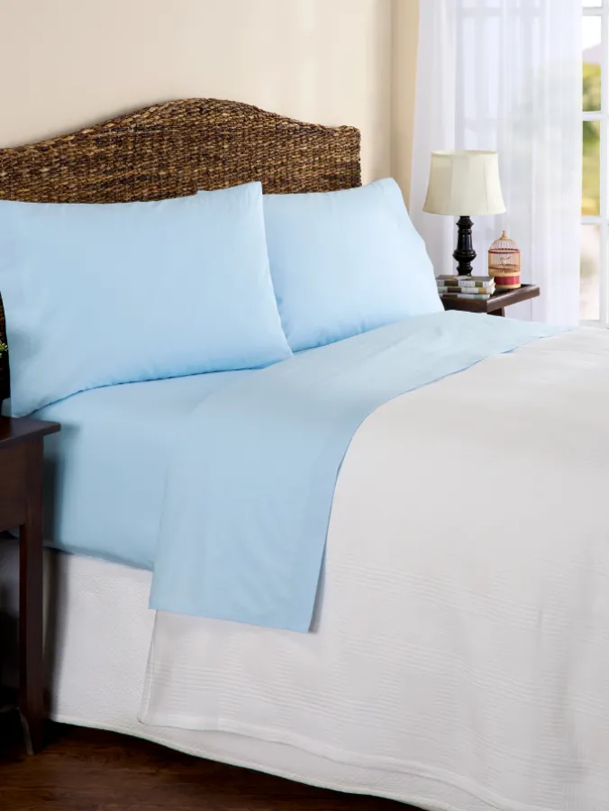 Super Soft Portuguese Cotton Percale Sheet Set