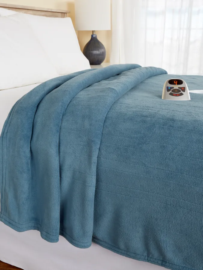 Super-Soft Washable Fleece Electric Blanket