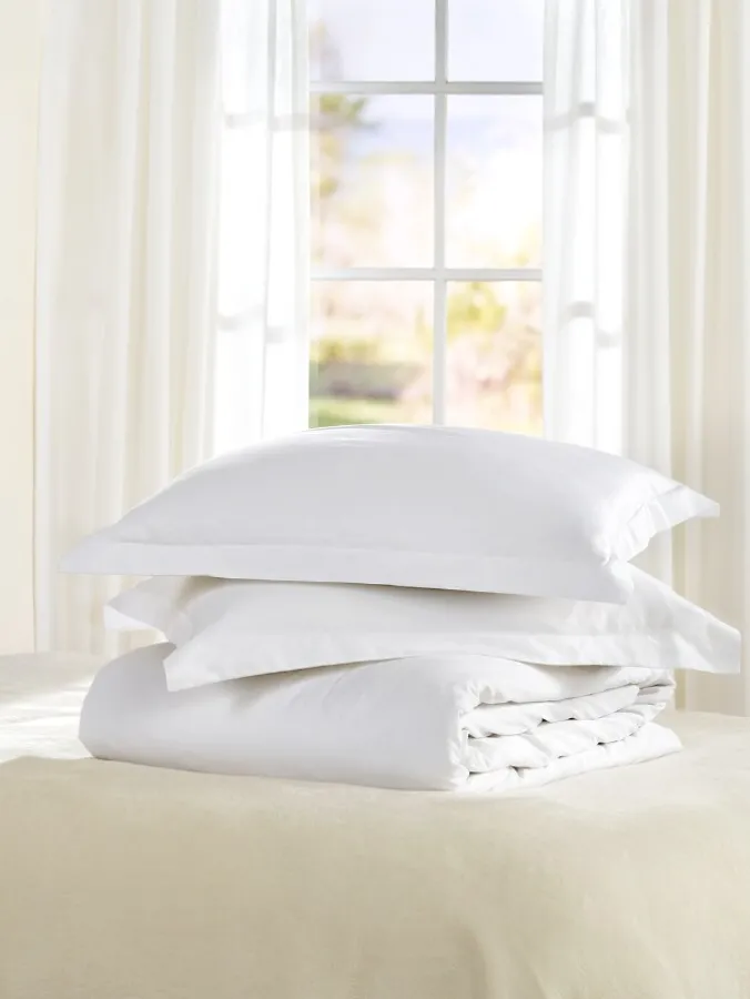 Supima Cotton Duvet Cover and Pillow Sham Set