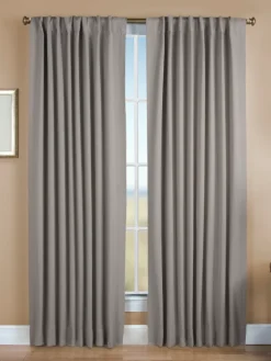Supreme Blackout Rod Pocket Curtains With Back Tabs by Country Curtains®