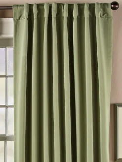 Supreme Blackout Rod Pocket Curtains With Back Tabs by Country Curtains®
