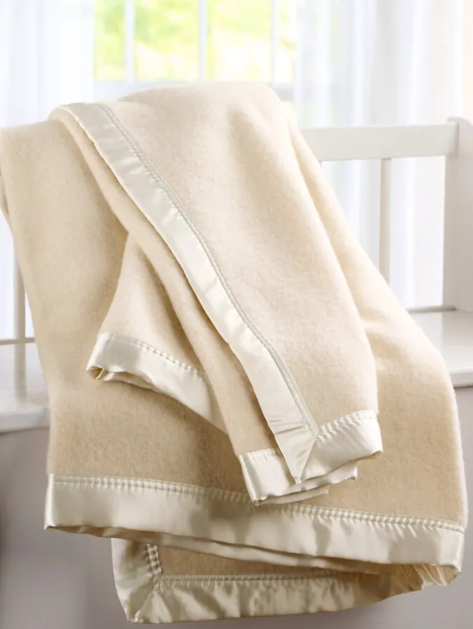 Sweet Lullaby Merino Wool Baby Blanket