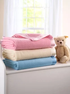 Sweet Lullaby Merino Wool Baby Blanket