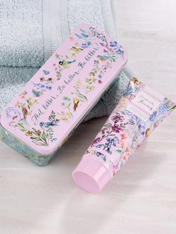 Sweet Orange and Lavender Hand Cream Gift Tin