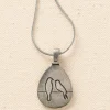 Take a Pause Pewter Pendant Necklace