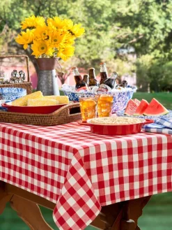 Tavern Check Cotton Tablecloth