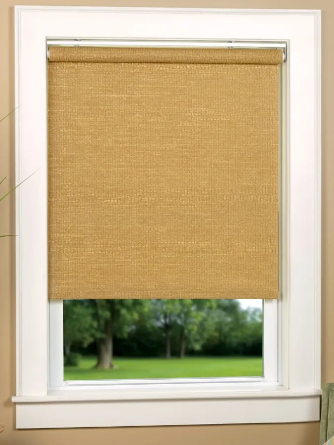 Textured Light-Filtering Woven Roller Shade