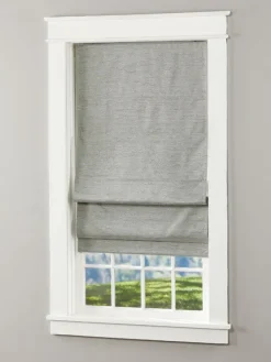 Textured Woven Thermal Cordless Roman Shade