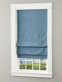 Textured Woven Thermal Cordless Roman Shade