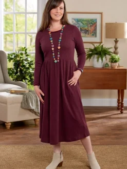 Thermal Knit Dress