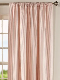 Ticking Stripe Rod Pocket Curtains by Country Curtains®