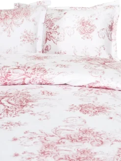 Toile Cotton Duvet Cover and Pillow Sham Set