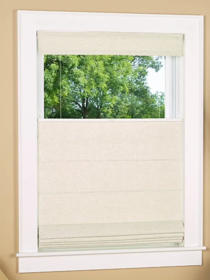 Top Down Bottom Up Insulated Roman Shade