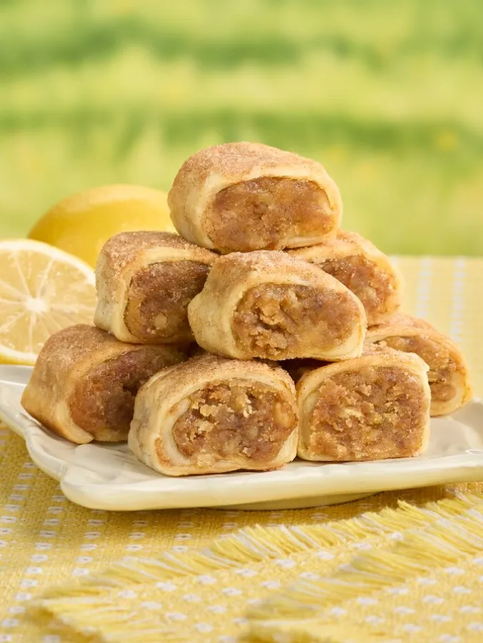 Traditional Rugelach Pastries, Two 9 Ounce Tubs