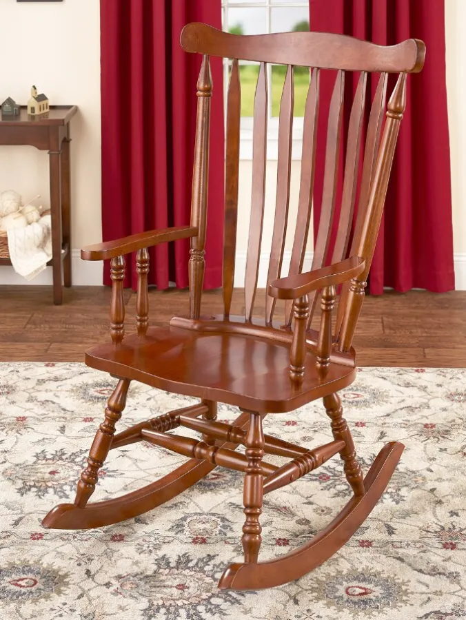 Traditional Solid Wood Rocking Chair