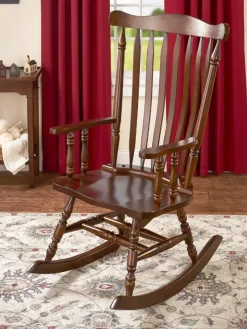 Traditional Solid Wood Rocking Chair