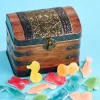 Treasure Chest Tin With Under the Sea Fruity Gummies