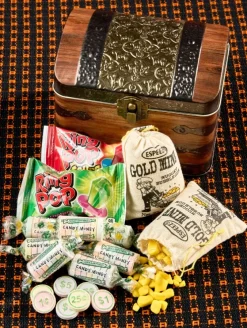 Treasure Chest With Candy Treasures