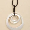 Triple-Circle Pendant Necklace