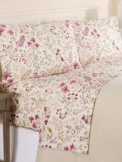 Twilight Garden Portuguese Cotton Percale Sheet Set