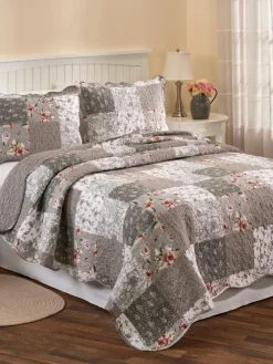 Twilight Reversible Quilt and Pillow Sham Set