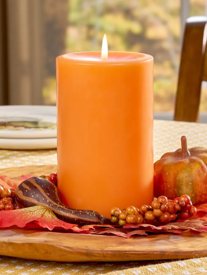Unscented Tavern Pillar Candle, 5 Inch