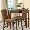 Upholstered Folding Chairs, Set of 2