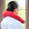 U-Shape Rubber Hot Water Bottle With Fleece Cover