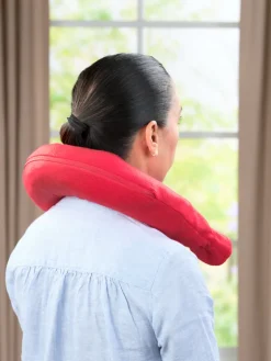U-Shape Rubber Hot Water Bottle With Fleece Cover