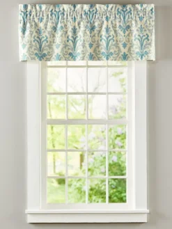 Venetian Brocade Lined Rod Pocket Tailored Valance