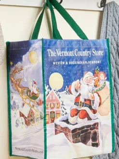 Vermont Country Store Christmas Reusable Shopping Bag